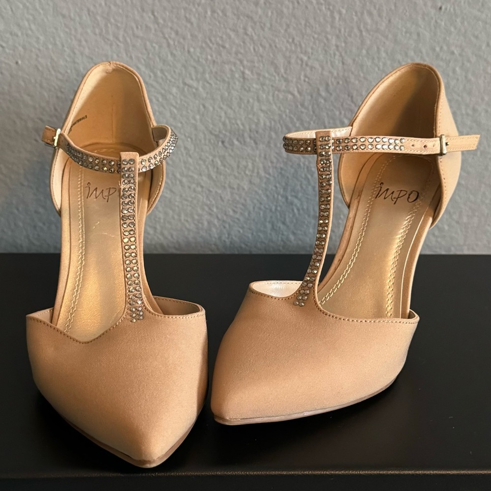 IMPO Tacita Tan/Nude Heels